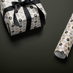 Bedazzled Ivoor & Goud Elegant Renaissance Reverie Cadeaupapier