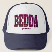 Bedda Specialized Faux Bling Trucker Hat Pet (Voorkant)