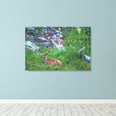 Beddenbok Canvas Afdruk (Insitu (Houten vloer))