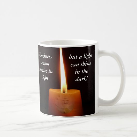 Beddhistische Mok van DAB met Lotus Candle en NMRK (Rechts)