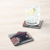 Bedekte brug bier onderzetter (Rechterzijde)