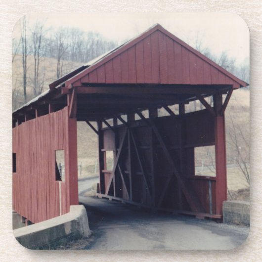 Bedekte brug bier onderzetter (Voorkant)