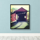 Bedekte brug canvas afdruk (Insitu (Houten vloer))