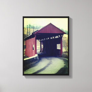 Bedekte brug canvas afdruk