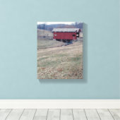 Bedekte brug canvas afdruk (Insitu (Houten vloer))