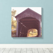 Bedekte brug canvas afdruk (Insitu (Houten vloer))