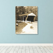 Bedekte brug canvas afdruk (Insitu (Houten vloer))