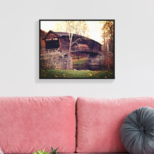 Bedekte brug canvas afdruk (Insitu (Woonkamer))