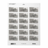 Bedekte brug etiket (Full Sheet)