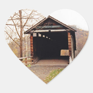 Bedekte brug hart sticker