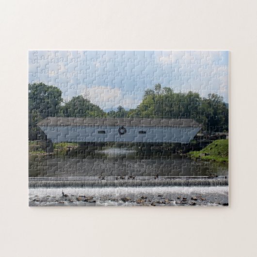 Bedekte brug legpuzzel (Horizontaal)