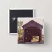 Bedekte brug vierkante button 5,1 cm (Voorkant /achterkant)