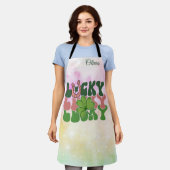 Bedel uw keuken met Hoefijzer Irish Chef Lucky Schort (Gedragen)