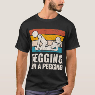 Bedelen voor een pegging t-shirt