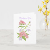 Bedenk dat je je niet kunt personaliseren kaart (Gele Bloem)