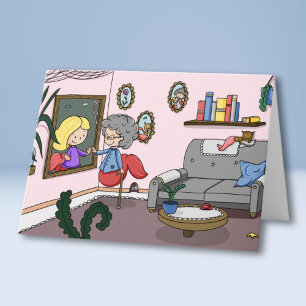 Bedenk dat je thuis mermaïde groet voedt kaart