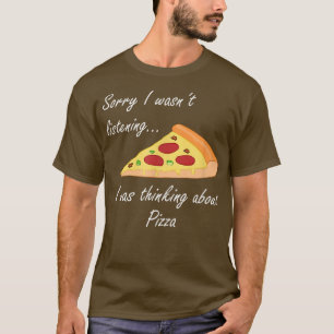 Bedenk over de Ironische Gezegde Pizza Eater T-shirt