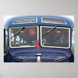 Bedford OB Coach, ongeveer 1950. Poster
