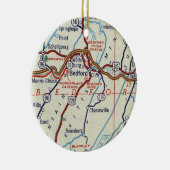 Bedford PA Keramisch Ornament (Rechts)