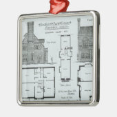 Bedford Park Estate Metalen Ornament (Links)