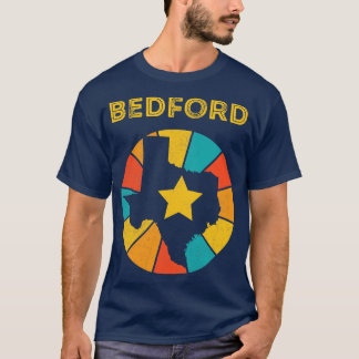 Bedford Texas Vintage Verdrietig Souvenir T-shirt