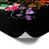 Bedien alles met de videospelcontroller poster (Hoek)