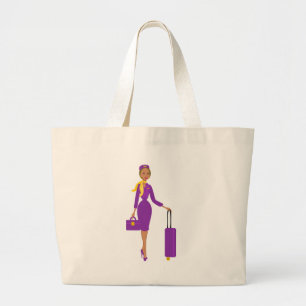 Bediende van een Fabulous Flight Grote Tote Bag