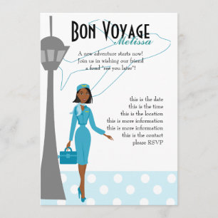 Bediende van een Fabulous Flight Kaart