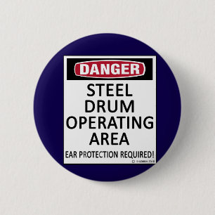 Bedieningsgebied Staal Drum Ronde Button 5,7 Cm