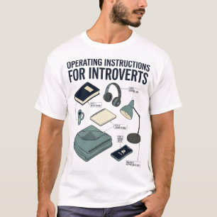 Bedieningshandleiding Voor Introverte Fun T-shirt