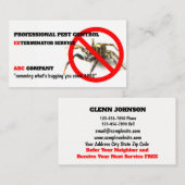 Bedieningsorgaan Exterminator Pest (oorspronkelijk Aanbevelingskaartje (Voorkant / Achterkant)