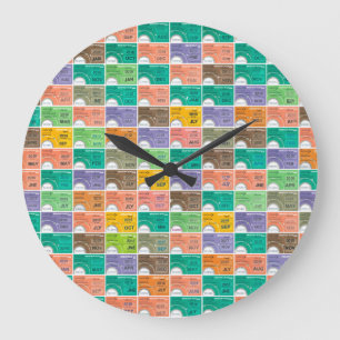 Bedieningsorgaan treinkaartjes grote klok