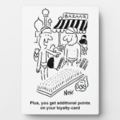 Bedje van de nagels op een Bazaar Cartoon Fotoplaat (voorkant)