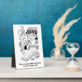 Bedje van de nagels op een Bazaar Cartoon Fotoplaat (Zijkant)