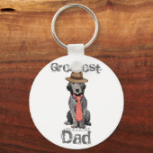 Bedlington papa sleutelhanger (Voorkant)