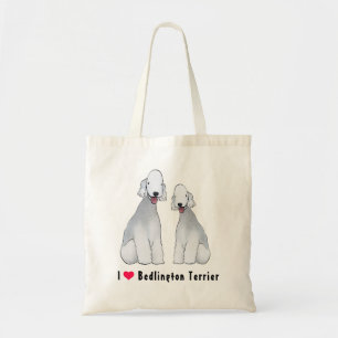 Bedlington Terrier a illustré le sac fourre-tout
