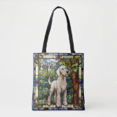 Bedlington Terrier Boodschappentas Draagtas (Voorkant)