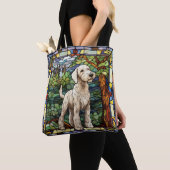 Bedlington Terrier Boodschappentas Draagtas (Dichtbij)