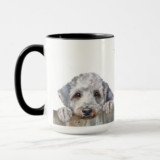 Bedlington Terrier Chien Mug (Gauche)