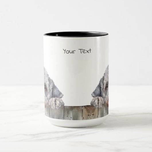 Bedlington Terrier Chien Mug (Centre)