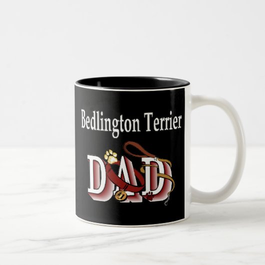 Bedlington Terrier Dad Mug (Droit)