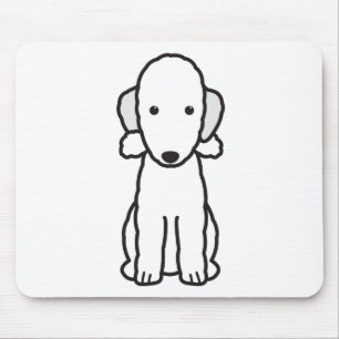 Bedlington Terrier Dog Cartoon Muismat