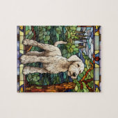 Bedlington Terrier Dog Puzzle (Horizontal)