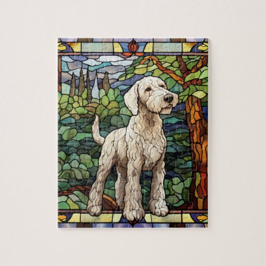 Bedlington Terrier Dog Puzzle (Vertical)