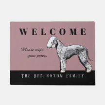  Bedlington Terrier Doormat