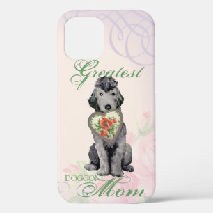 Bedlington Terrier Hart Moeder Hoesje-Mate iPhone iPhone 12 Hoesje