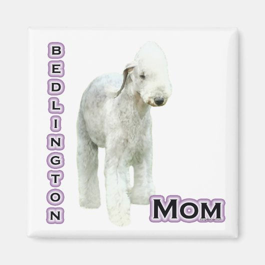 Bedlington Terrier Maman 4 - Magnet (Devant)