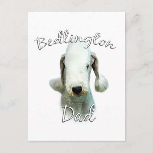 Bedlington Terrier Pa 2 Briefkaart (Voorkant)