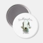 Bedlington Terrier Pa 2 Magneet (Voorkant / Achterkant)