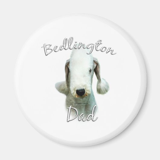 Bedlington Terrier Pa 2 Magneet (Voorkant)